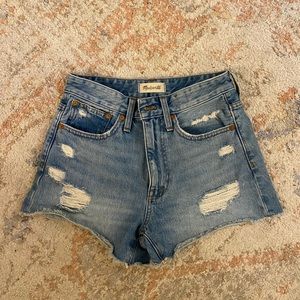 Madewel Relaxed Denim Shorts midwash blue